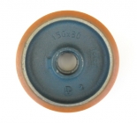 LAG Z 7013SC tip. Ø150 mm öntöttvas tárcsás, poliuretán futófelületű nagy teherbírású ipari kerék
